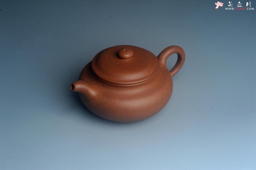 紫砂壶图片：美壶特惠 精致黄降坡泥仿古壶 茶人醉爱 - 美壶网