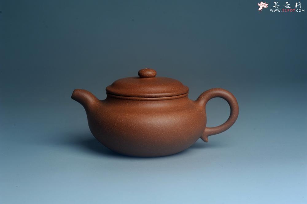 紫砂壶图片：美壶特惠 精致黄降坡泥仿古壶 茶人醉爱 - 美壶网