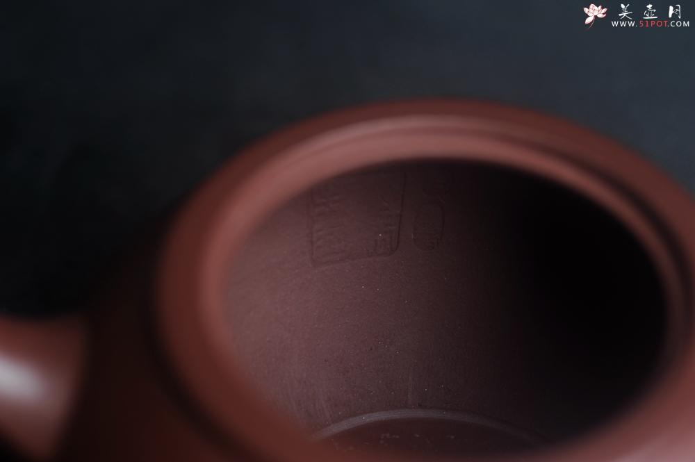 紫砂壶图片：潜力股周小培老师 4号井深井红皮龙 全手工汉云壶 - 美壶网