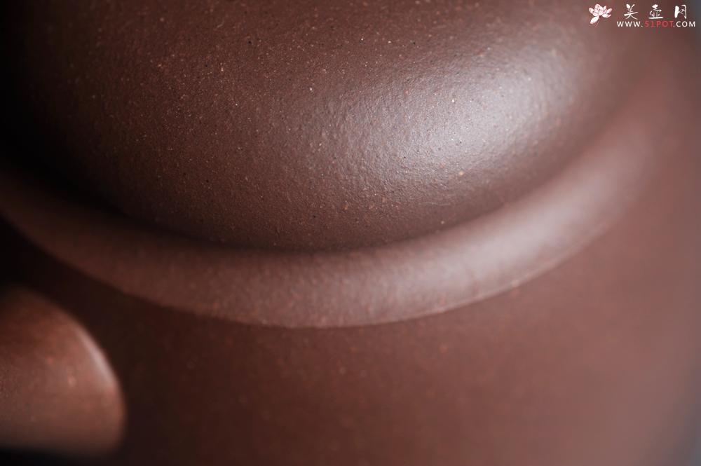 紫砂壶图片：美壶特惠 精致黑星红拼紫泥（家藏限量）高帽巨轮壶 球孔出水爽利 茶人醉爱 - 美壶网