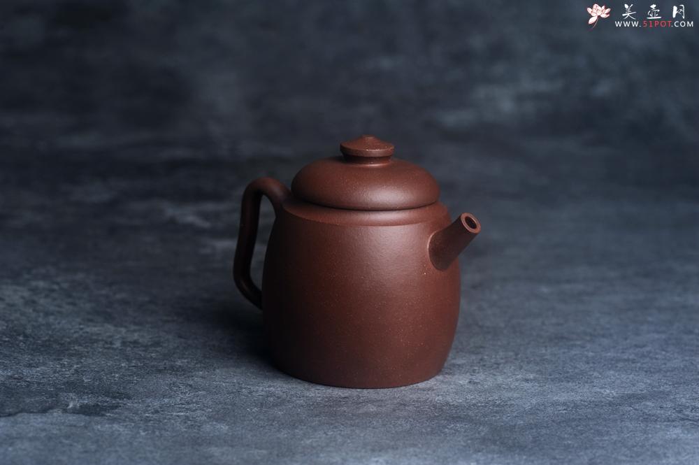 紫砂壶图片：美壶特惠 精致黑星红拼紫泥（家藏限量）高帽巨轮壶 球孔出水爽利 茶人醉爱 - 美壶网