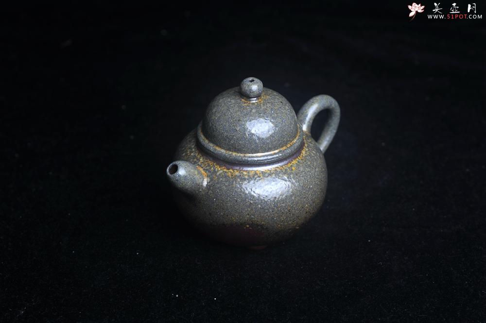 紫砂壶图片：美壶特惠 精致柴烧三足鼎壶 柴烧之佳品 - 美壶网