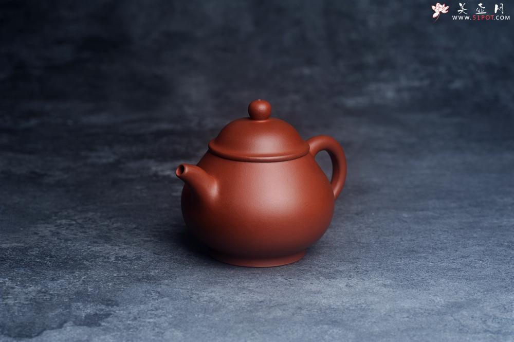 紫砂壶图片：美壶特惠 全手工优质黄龙山红泥刹凹成型单片拍打潘壶 - 美壶网
