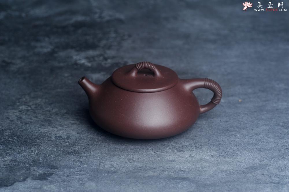 紫砂壶图片:美壶年底特惠 精致优质紫泥线瓢壶 - 美壶网