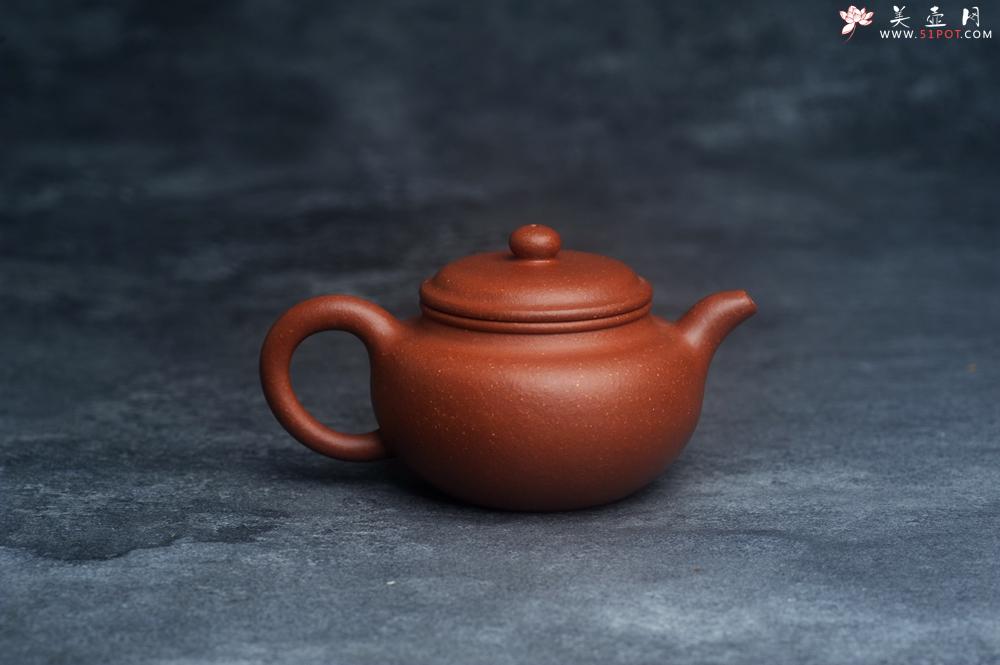 紫砂壶图片：油润降坡泥 超精致全手工仿古壶 气韵流畅 - 美壶网