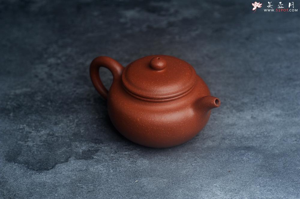 紫砂壶图片：油润降坡泥 超精致全手工仿古壶 气韵流畅 - 美壶网