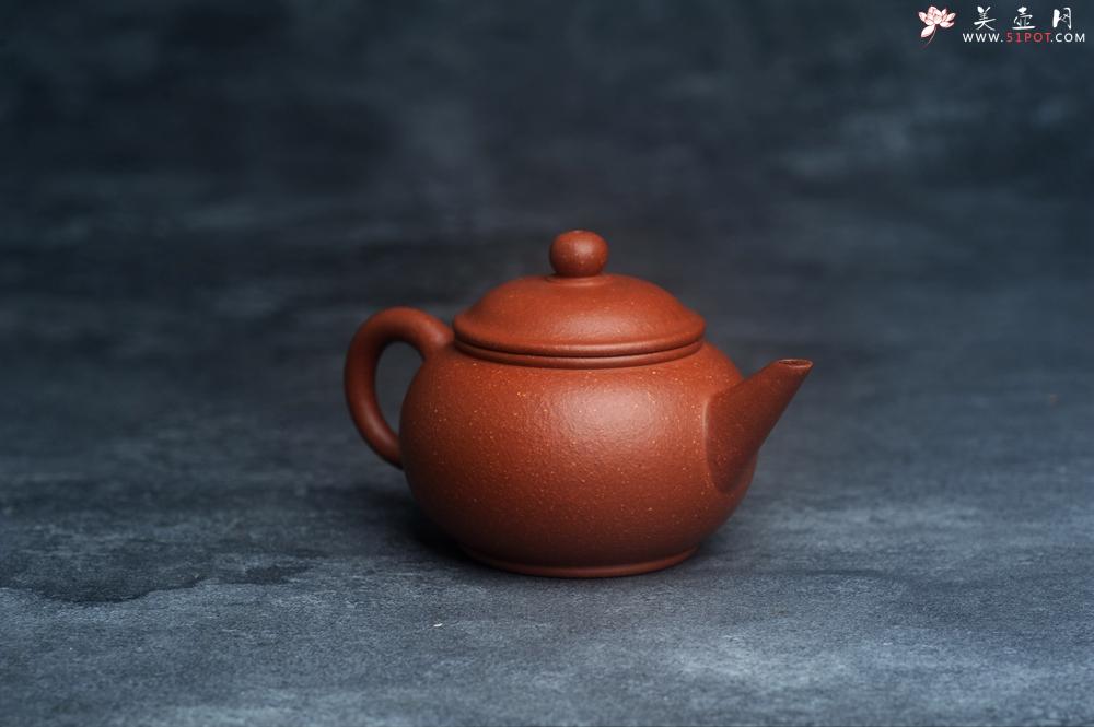 紫砂壶图片：美壶特惠 潜力股殷老师全手工特好降坡泥小水平壶 茶人醉爱 - 美壶网