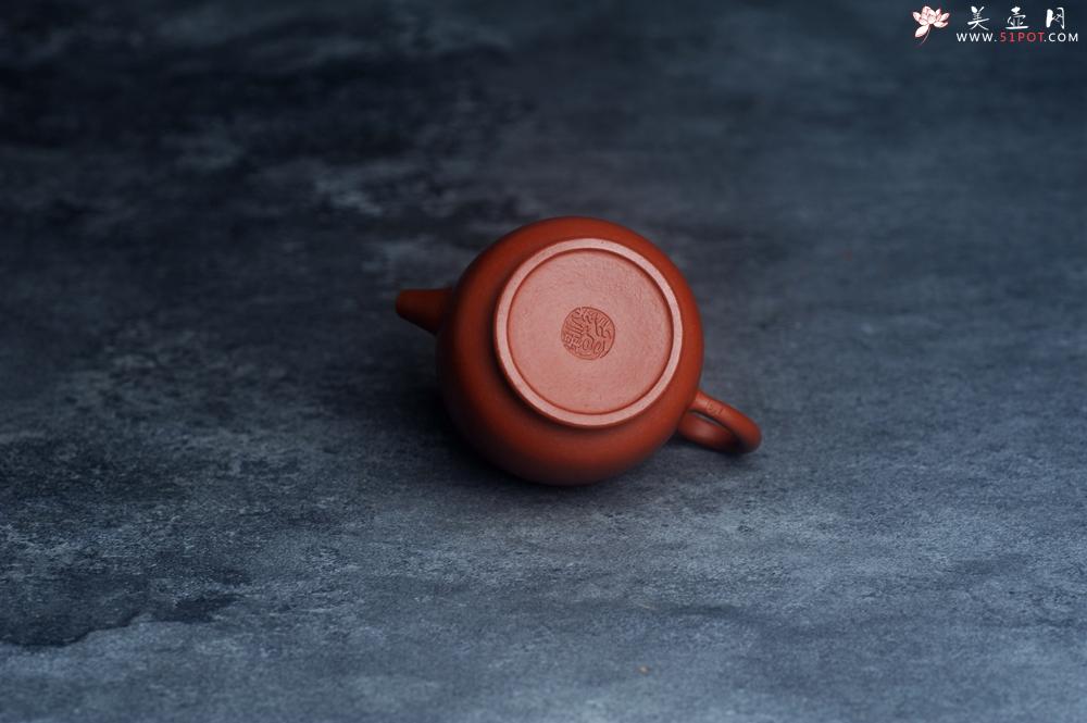 紫砂壶图片:美壶特惠 优质朱泥小品宫灯壶 茶人醉爱 - 美壶网