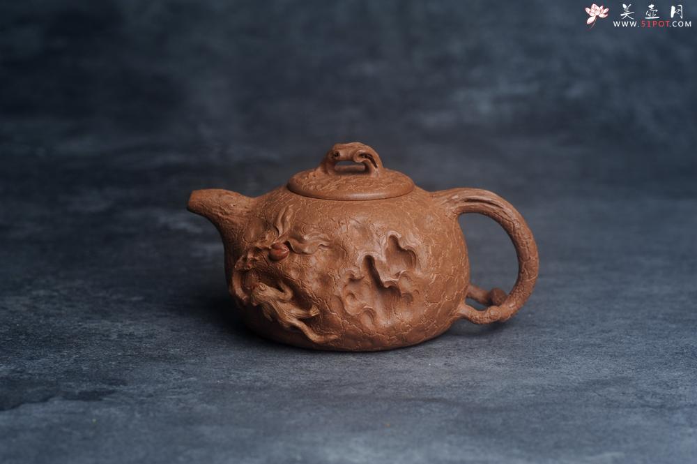紫砂壶图片：潜力股董静老师精品全手金猴献寿供春壶 - 美壶网