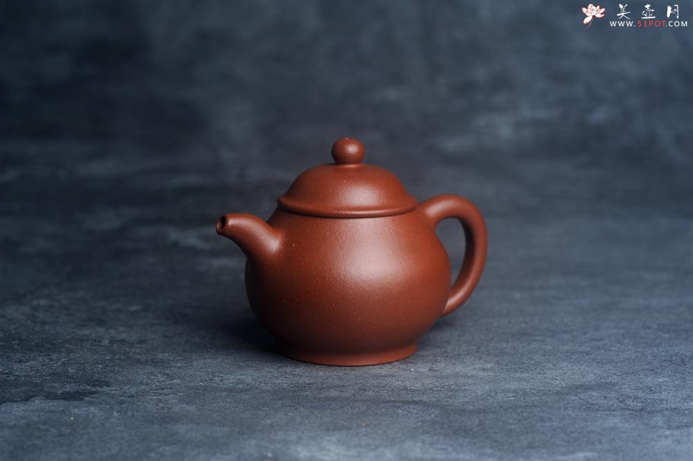 紫砂壶图片：美壶特惠 全手工优质红降坡泥刹凹成型单片拍打潘壶 - 美壶网
