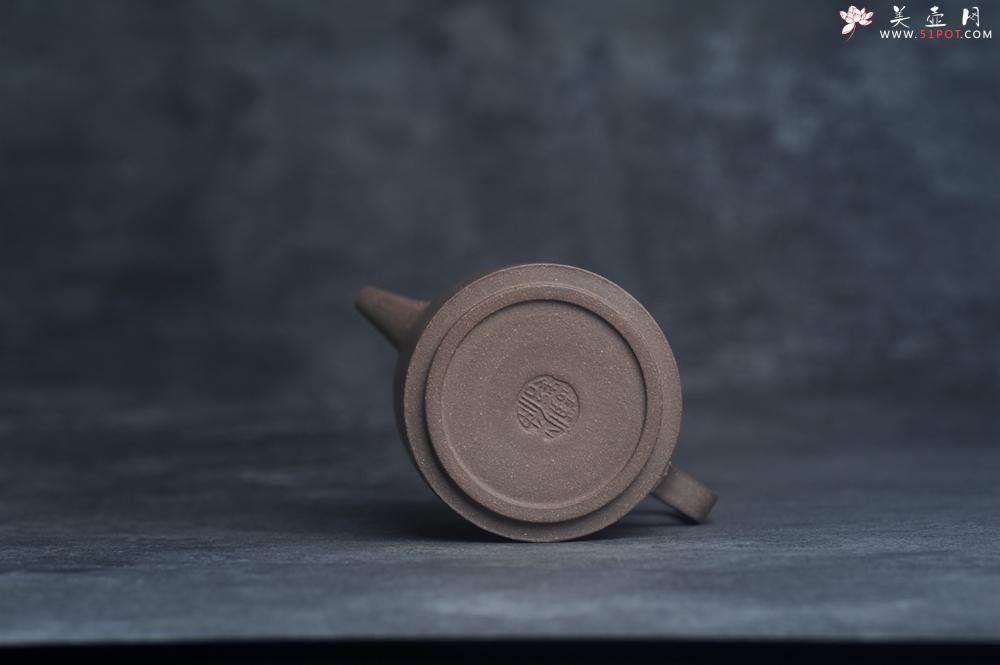 紫砂壶图片：美壶特惠 蠡墅大水潭深井老天青泥 精致圆础壶 装饰文雅 茶人醉爱 - 美壶网