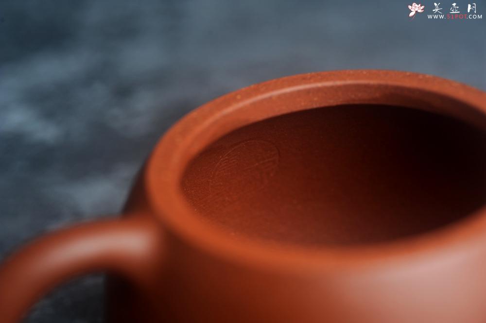 紫砂壶图片：美壶特惠 全手工优质红降坡泥西施壶 特文气 - 美壶网