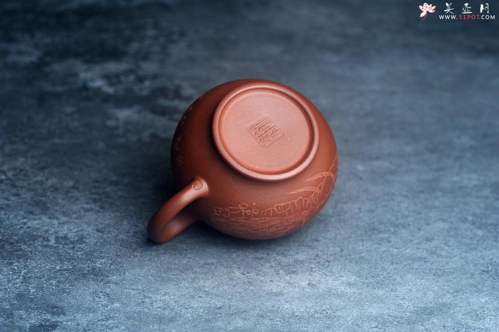 紫砂壶图片：美壶网紫砂壶特惠优质底槽青掇只壶 中式茶具 装饰文雅 茶人醉爱210cc - 美壶网