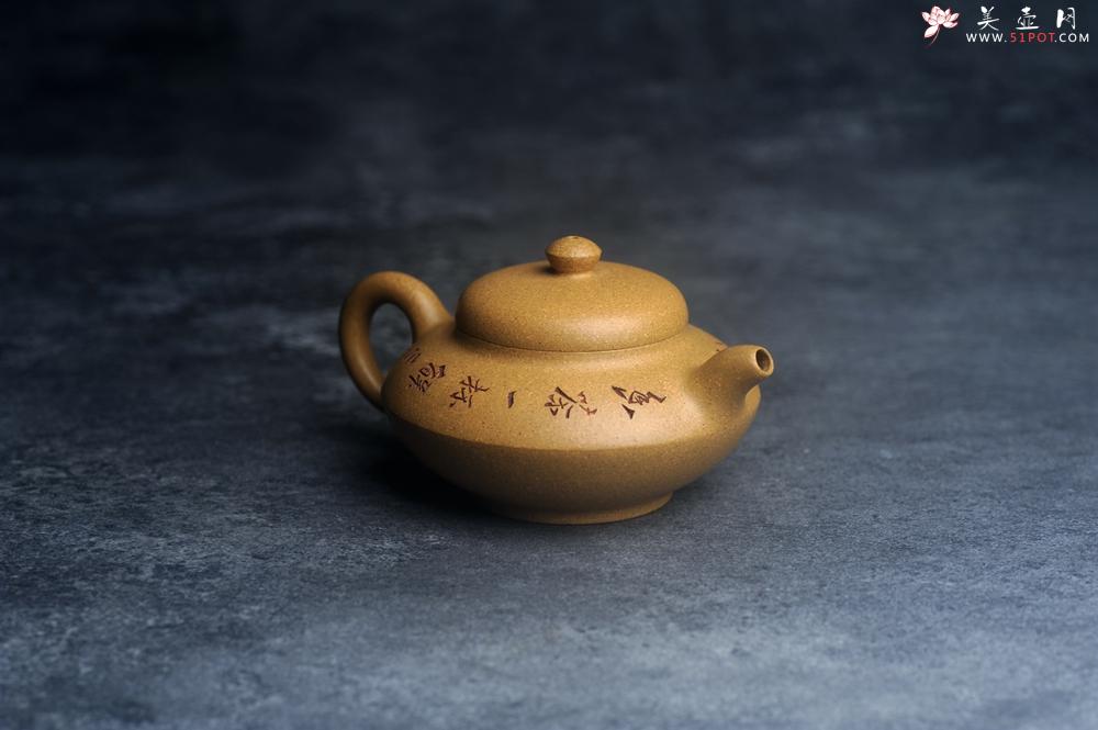 紫砂壶图片：美壶特惠 优质段泥合欢壶 特文气 - 美壶网
