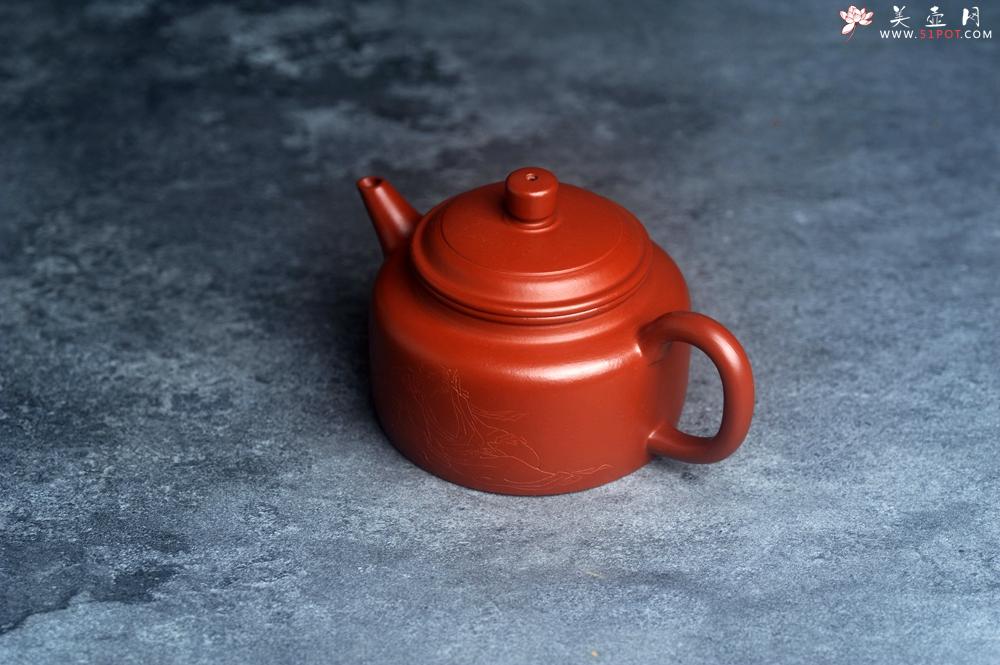 紫砂壶图片：美壶特惠 优质小品朱泥德中 装饰人物 特文气 - 美壶网