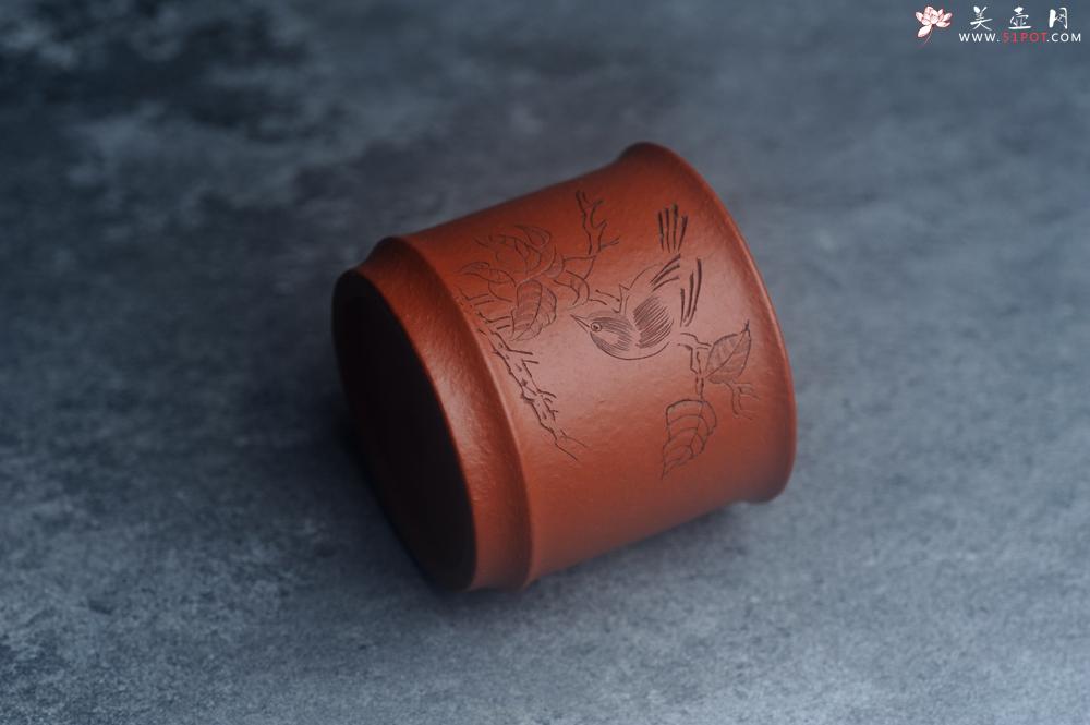 紫砂壶图片：美杯特惠 优质朱泥精致清趣杯 主人杯 装饰文雅 - 美壶网