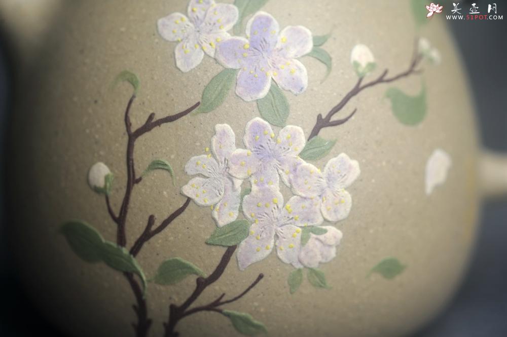 紫砂壶图片：美壶特惠 优质本绿憨瓢 茶人醉爱 - 美壶网