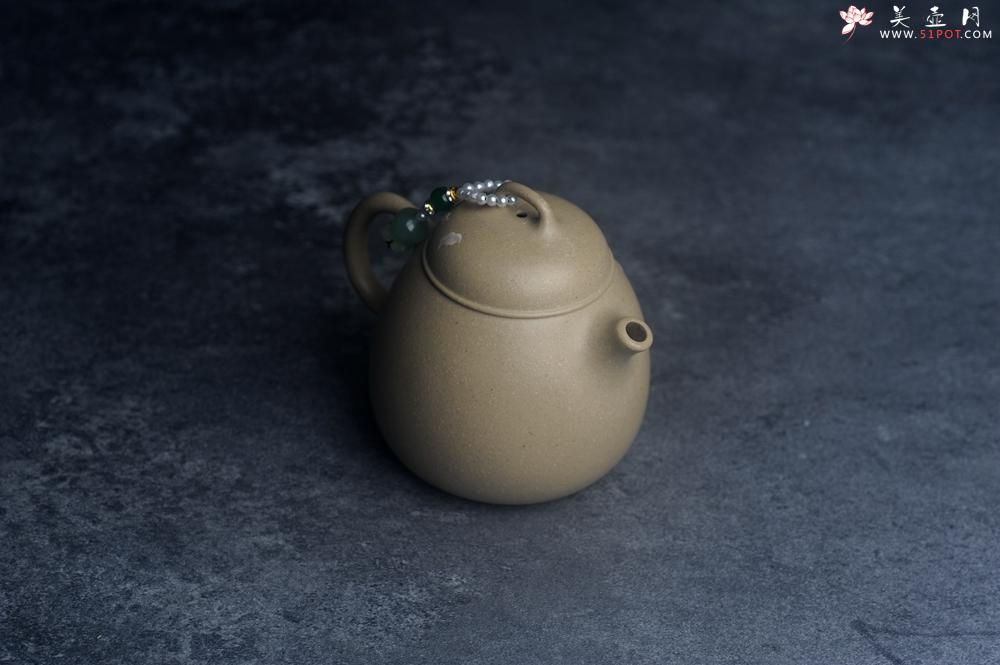 紫砂壶图片：美壶特惠 优质本绿憨瓢 茶人醉爱 - 美壶网