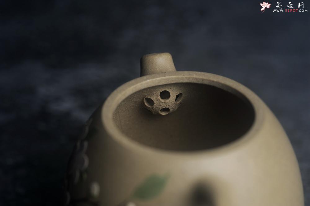 紫砂壶图片：美壶特惠 优质本绿憨瓢 茶人醉爱 - 美壶网