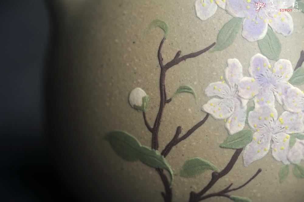 紫砂壶图片：美壶特惠 优质本绿憨瓢 茶人醉爱 - 美壶网