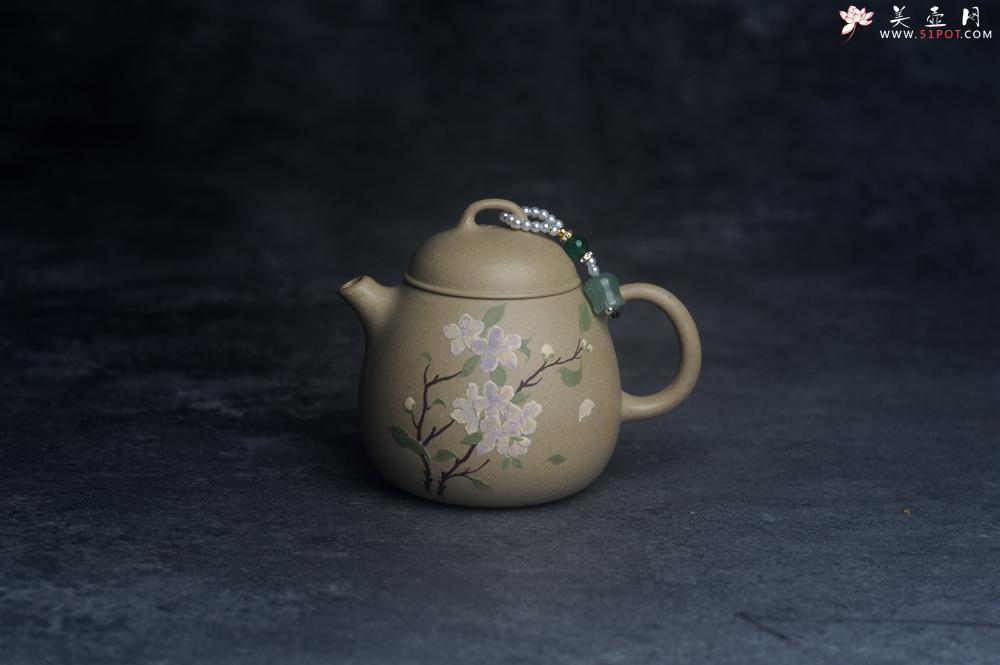 紫砂壶图片：美壶特惠 优质本绿憨瓢 茶人醉爱 - 美壶网