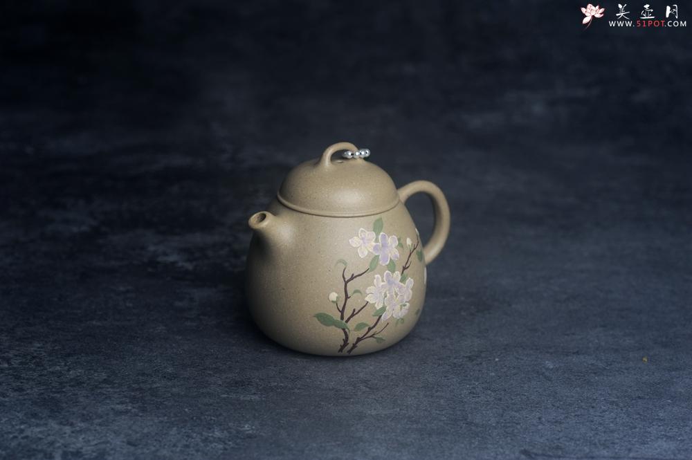 紫砂壶图片：美壶特惠 优质本绿憨瓢 茶人醉爱 - 美壶网