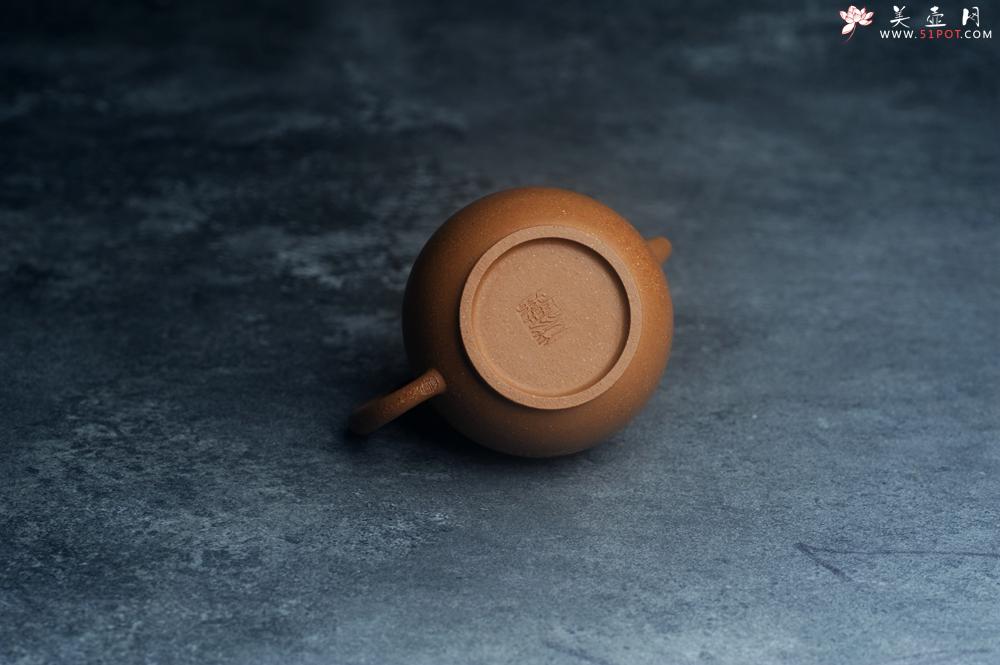 紫砂壶图片：美壶特惠 精致特好黄降坡泥高宫灯壶 装饰特文气 - 美壶网