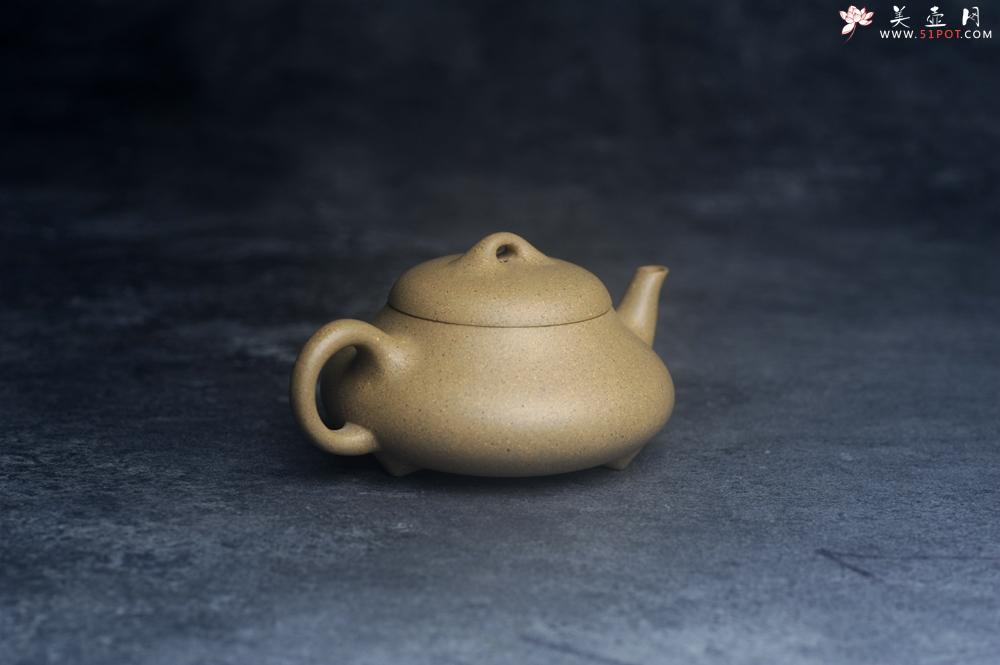 紫砂壶图片：美壶特惠 精致特好高温本山段泥小汉棠石瓢 - 美壶网