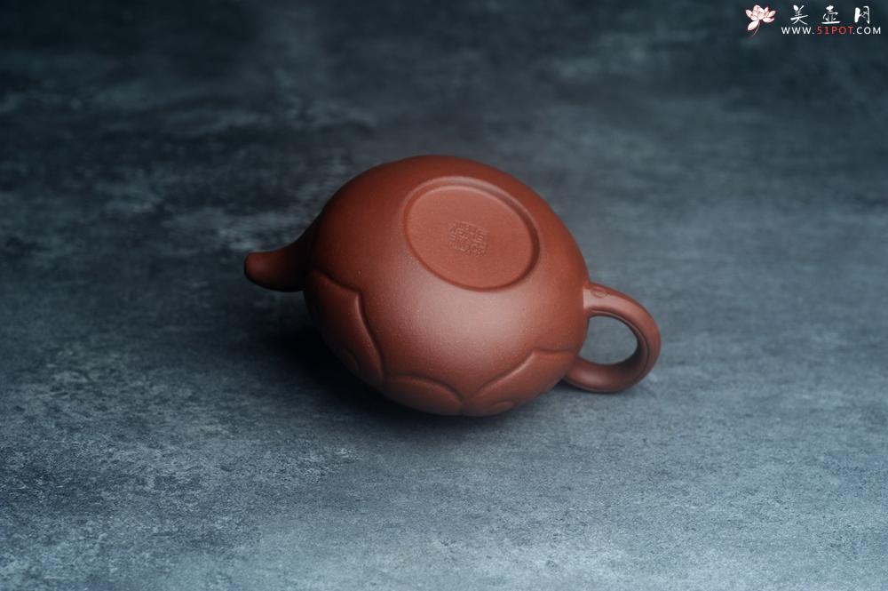 紫砂壶图片：美壶特惠 精致底槽青仿古如意壶 茶人醉爱 - 美壶网