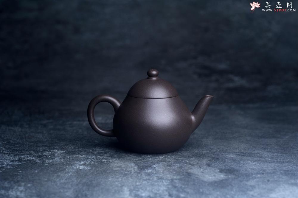 紫砂壶图片：美壶特惠 特好青灰泥明式梨形壶 - 美壶网