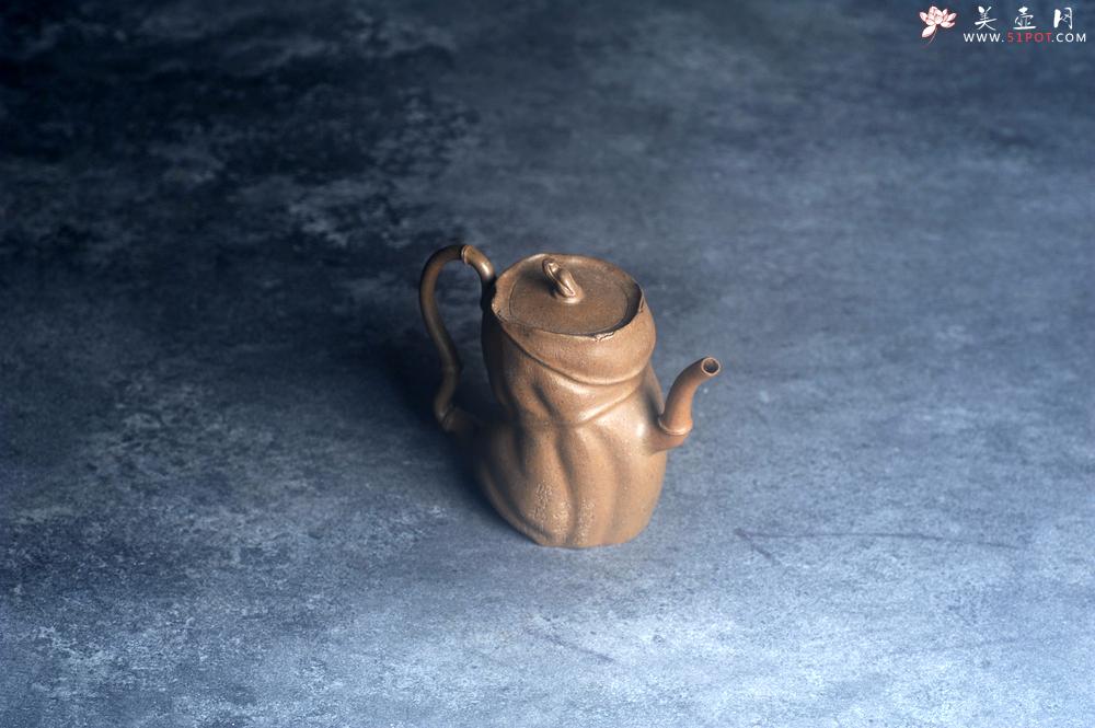 紫砂壶图片:美壶特惠 特好老青段君竹壶 茶人醉爱 - 美壶网