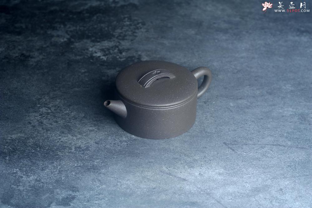 紫砂壶图片：美壶特惠 特好老青灰泥汉瓦 大口实用 茶人醉爱 - 美壶网