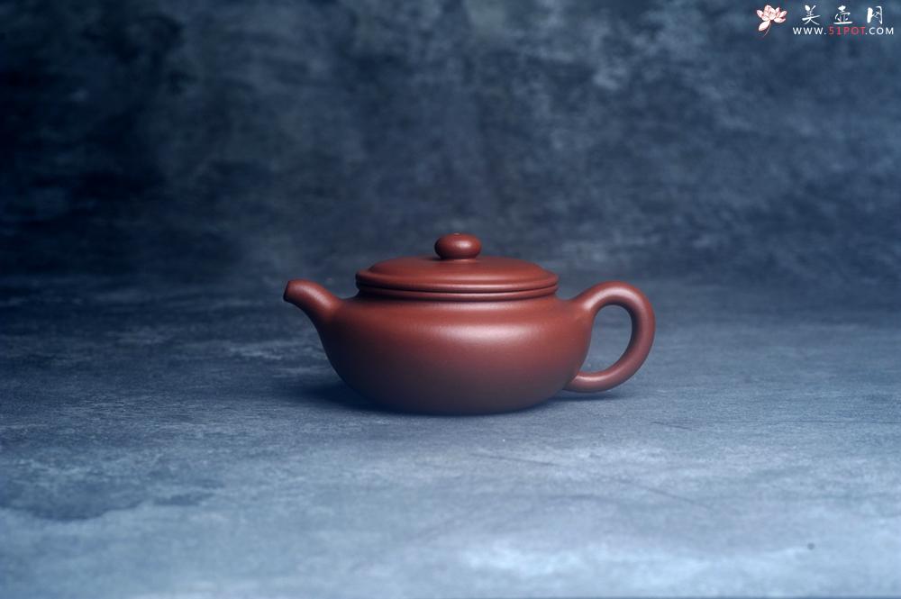 紫砂壶图片：美壶特惠 特好清水泥扁古壶 茶人醉爱 - 美壶网