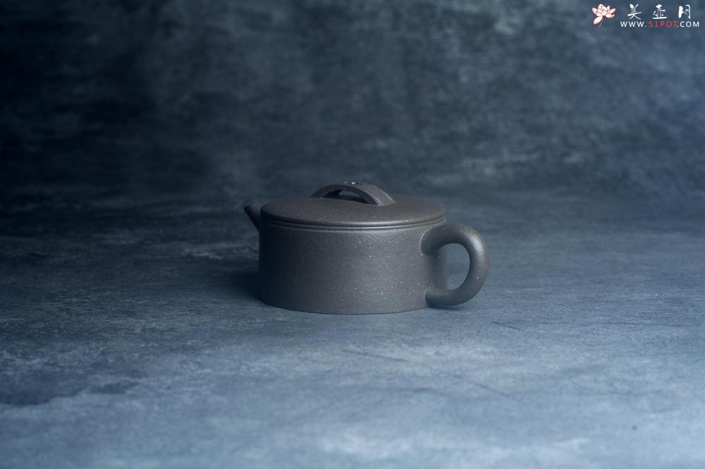紫砂壶图片：美壶特惠 特好老青灰泥汉瓦 大口实用 茶人醉爱 - 美壶网