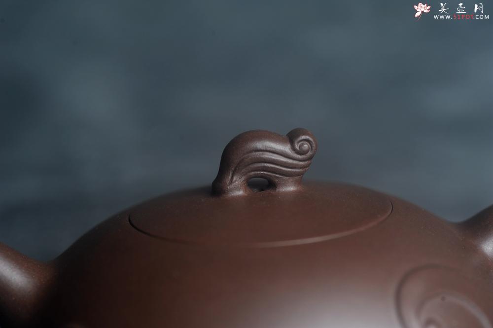 紫砂壶图片：美壶特惠 特好老紫泥半月壶 茶人醉爱 - 美壶网