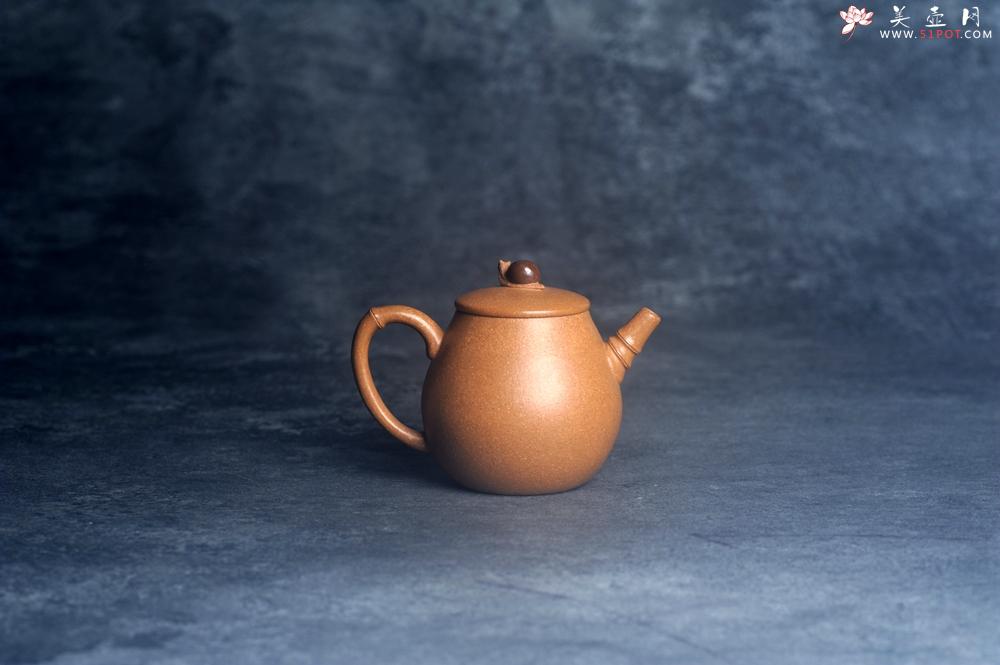紫砂壶图片：美壶特惠 特好老段泥蜗牛居竹壶 茶人醉爱 - 美壶网