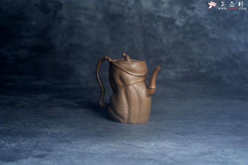 紫砂壶图片:美壶特惠 特好老青段君竹壶 茶人醉爱 - 美壶网