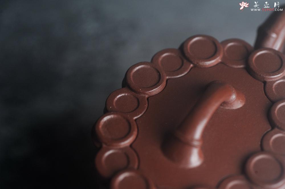 紫砂壶图片:实力派工艺师周斌精工底槽清十六竹壶 - 美壶网