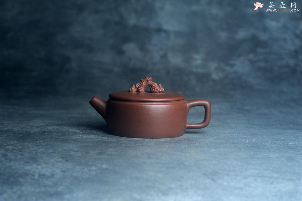 紫砂壶图片：美壶特惠 手工手制紫砂壶特好底槽青假山汉瓦壶 底部刻老虎 栩栩如生 茶壶 茶具 单壶 - 美壶网