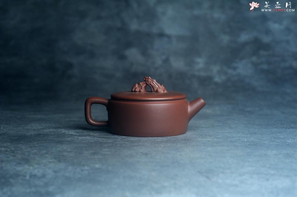 紫砂壶图片：美壶特惠 手工手制紫砂壶特好底槽青假山汉瓦壶 底部刻老虎 栩栩如生 茶壶 茶具 单壶 - 美壶网
