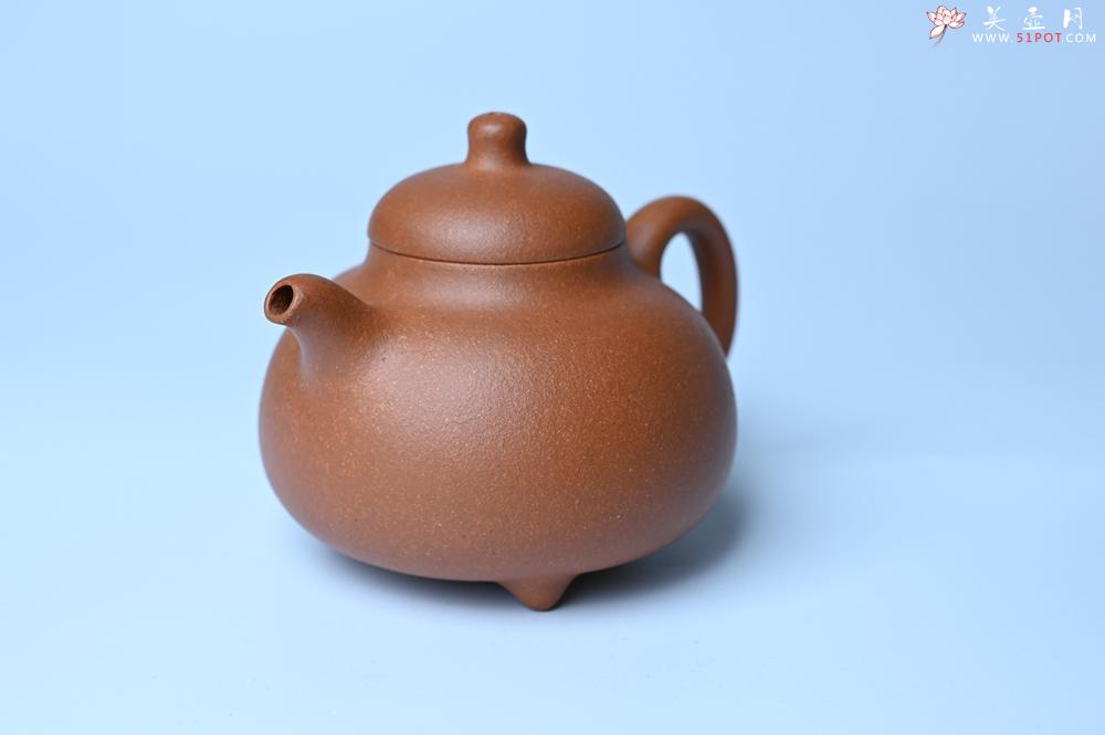 紫砂壶图片：美壶特惠 优质红降坡泥乳鼎壶 茶人醉爱 - 美壶网
