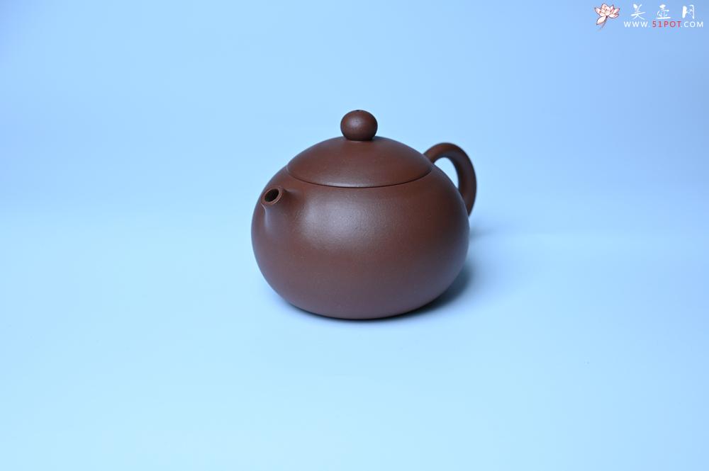 紫砂壶图片：毛国强入室弟子黄云初 特好老紫泥见心西施壶 名家何水法书法 刘世涛伯陶刻 - 美壶网