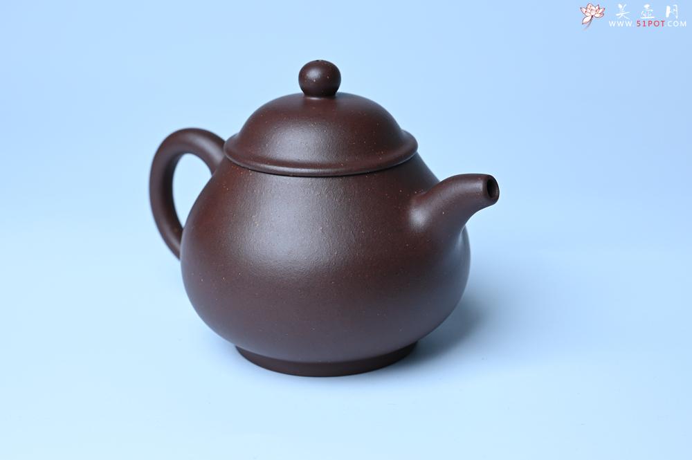 紫砂壶图片：美壶特惠 潜力股王老师 全手工刹凹成型单片拍打老紫泥潘壶 - 美壶网