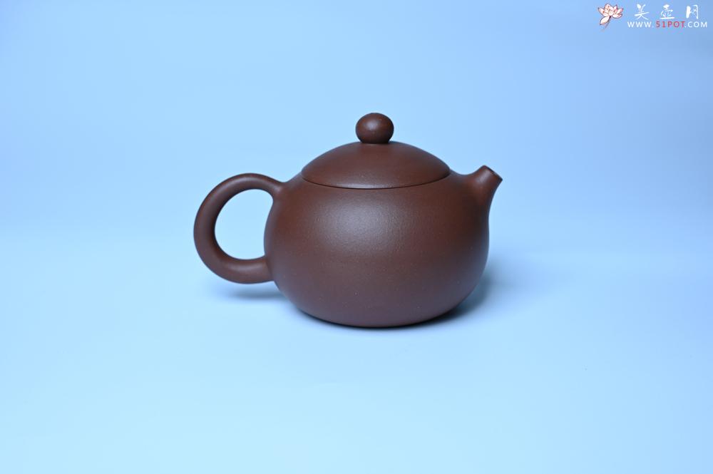 紫砂壶图片：毛国强入室弟子黄云初 特好老紫泥见心西施壶 名家何水法书法 刘世涛伯陶刻 - 美壶网