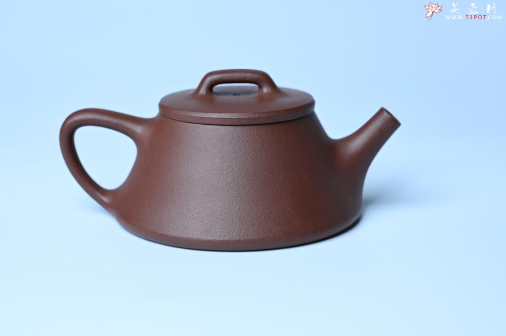 紫砂壶图片：口盖略宽 美壶特惠 好紫泥曲石瓢 喜欢小品的来 性价比高 - 美壶网