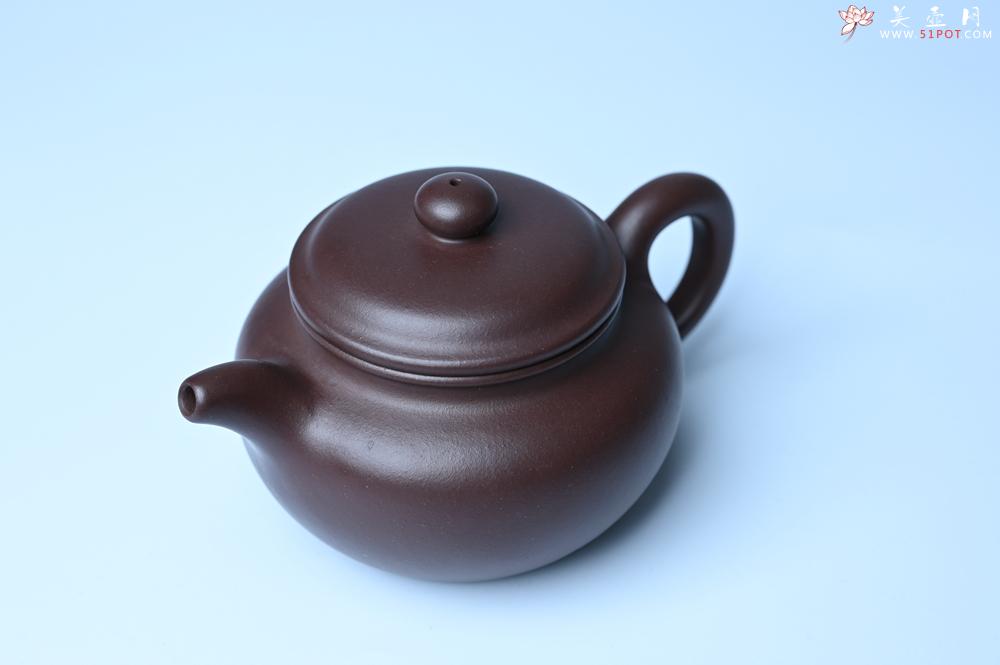 紫砂壶图片：特好老紫泥全手工仿古壶 茶人醉爱 - 美壶网