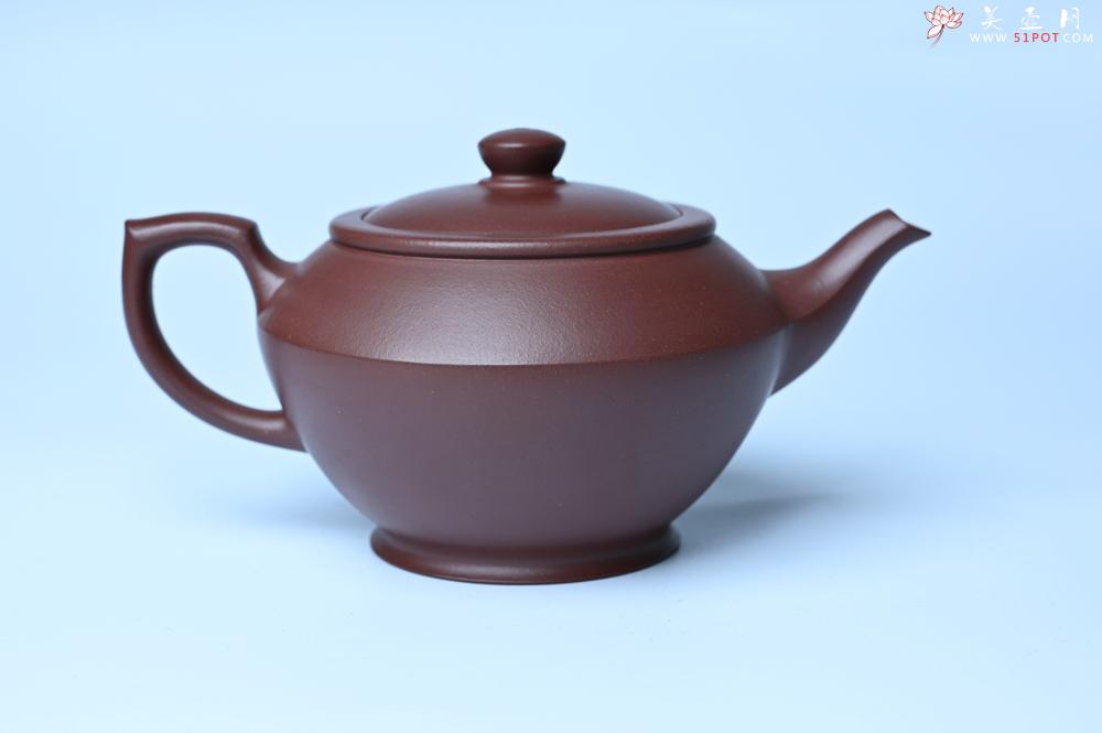 紫砂壶图片：潜力股周小培老师 4号井深井红皮龙 全手工汉云壶 - 美壶网