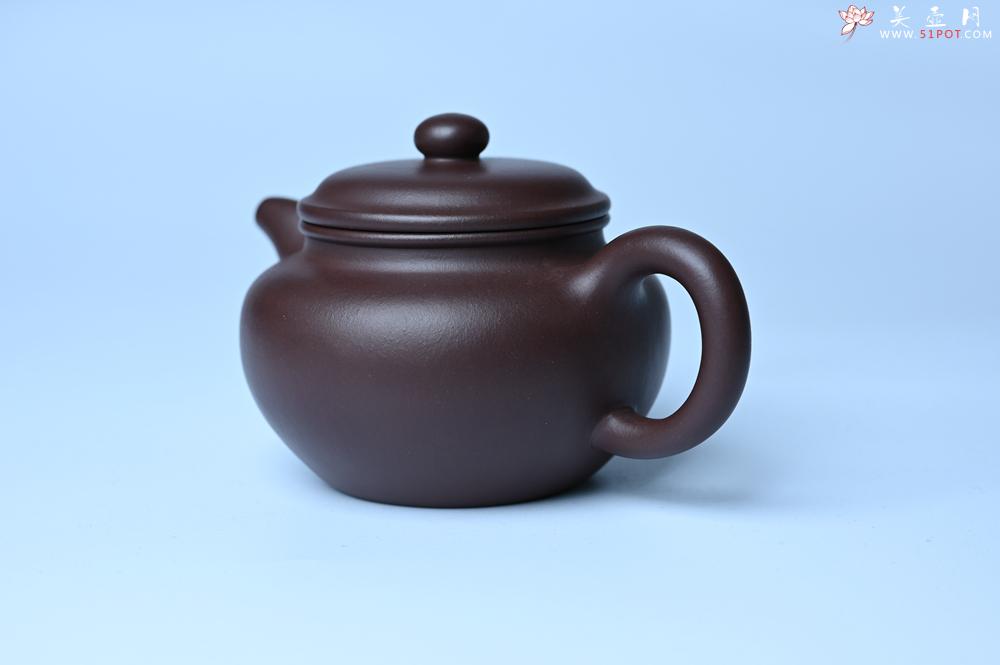 紫砂壶图片：特好老紫泥全手工仿古壶 茶人醉爱 - 美壶网