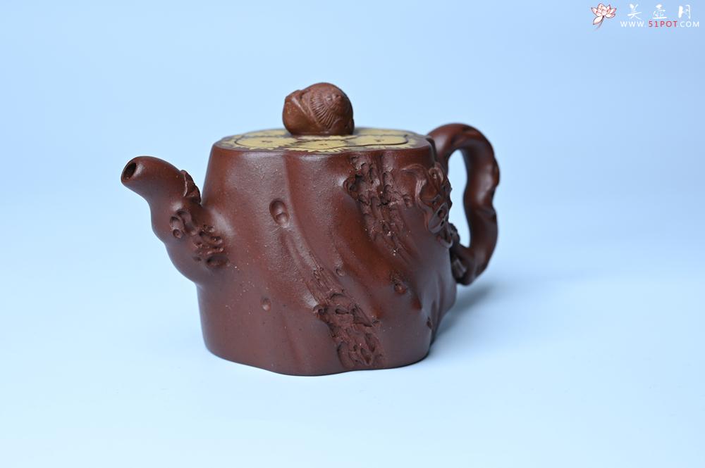 紫砂壶图片：美壶特惠 精品底槽青全手工留痕壶 细节生动 - 美壶网