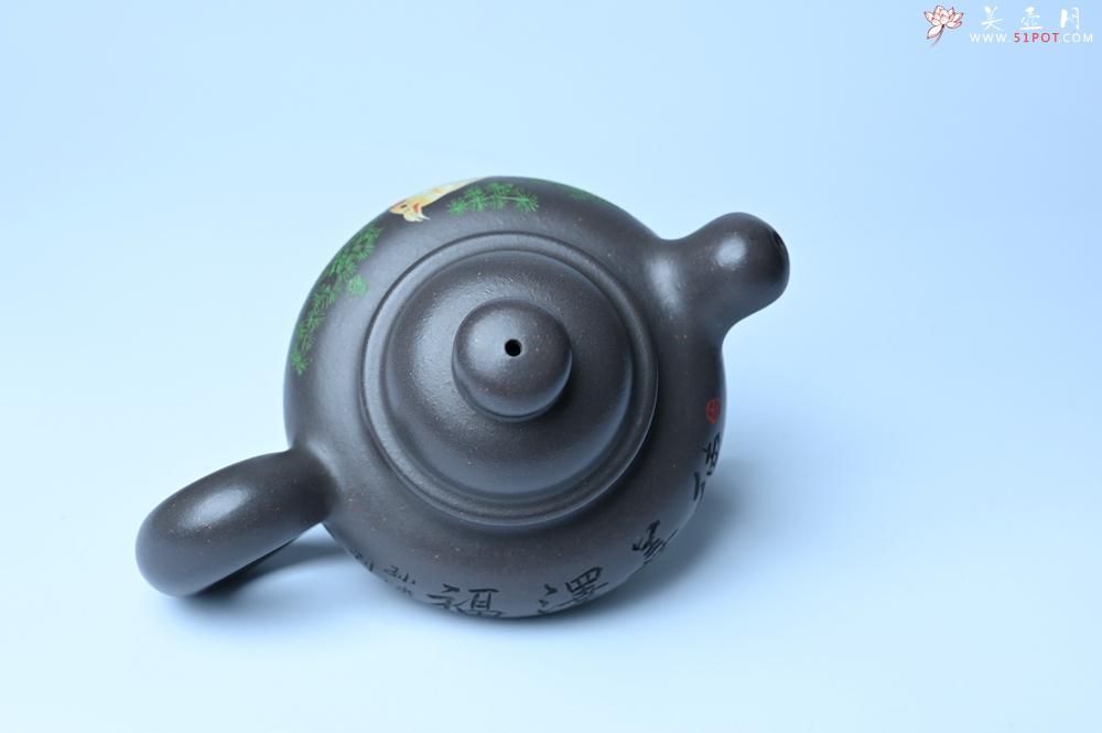 紫砂壶图片:美壶特惠 手工手制紫砂壶特好青灰泥松鼠壶 茶壶 茶具 单壶 - 美壶网